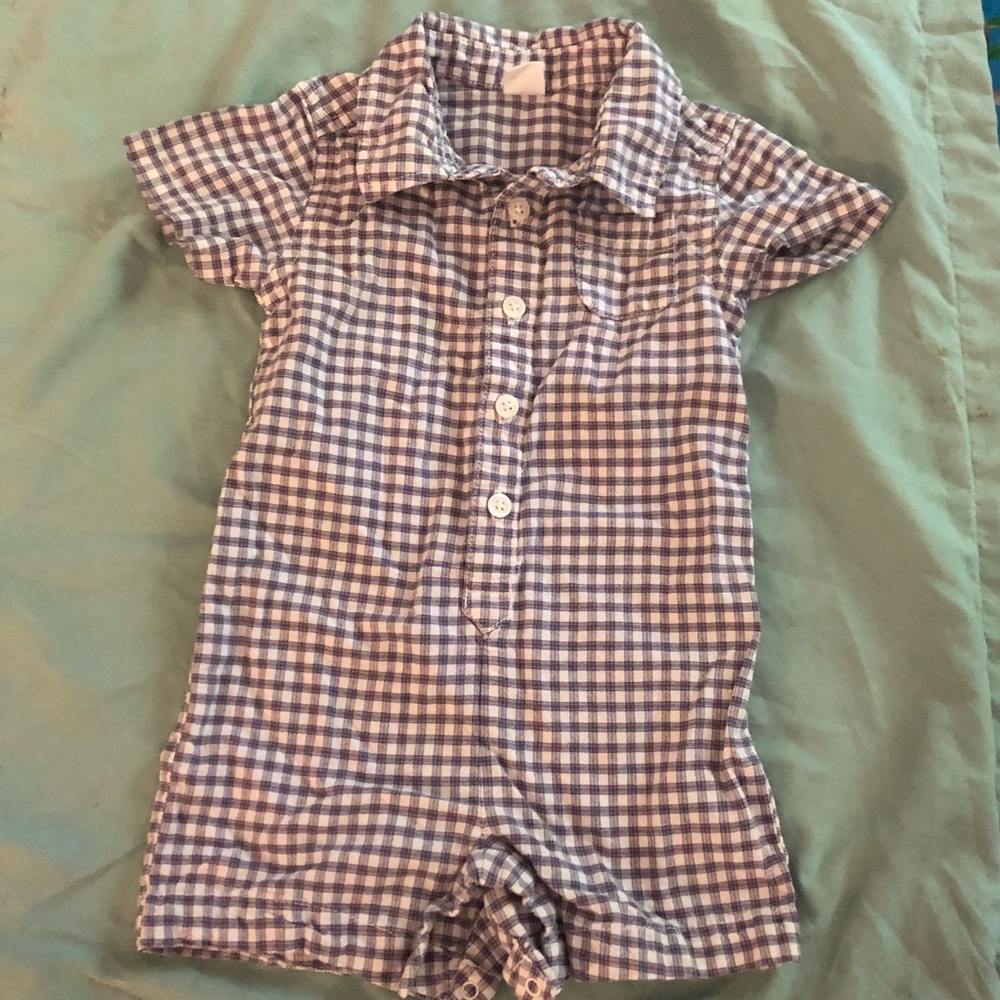 Baby boy old navy romper.